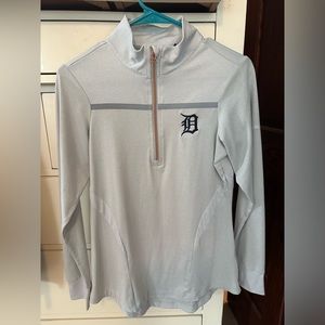 NWOT Columbia women’s Detroit Tigers, quarters zip
